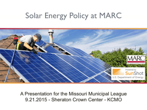 Solar Energy - Missouri Municipal League