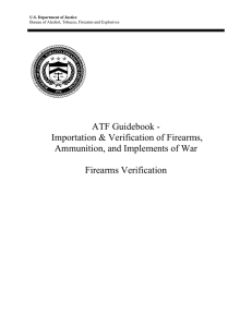 ATF Guidebook - Bureau of Alcohol, Tobacco, Firearms and