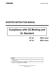 Comply with CE marking and UL standard