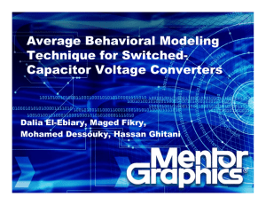 Average Behavioral Modeling Technique for Switched