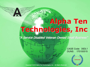 Core Capabilities - Alpha Ten Technologies, Inc.