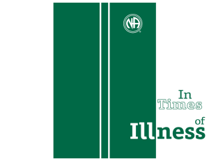 In Times of Illness - Narcotics Anonymous