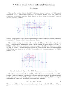 A Note on Linear Variable Differential Transformers