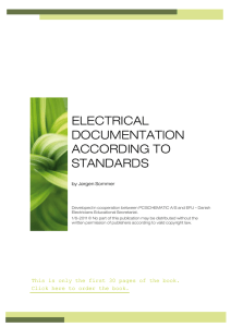 electrical documentation according to standards