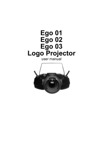 Ego 01 Ego 02 Ego 03 Logo Projector
