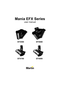 Mania EFX Series