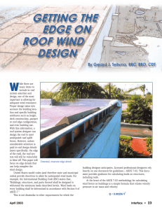 Getting the Edge on Roof Wind Design
