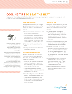 cooling tips to beat the heat