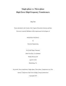 Single-phase vs. Three-phase High Power High