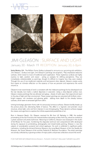 jimi gleason : surface and light
