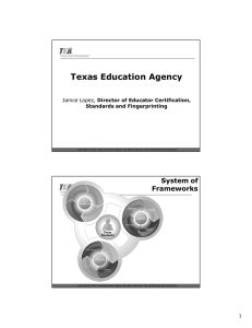Texas Education Agency - Texas Association of School Personnel
