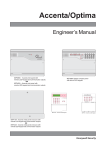 Accenta/Optima Engineer`s Manual