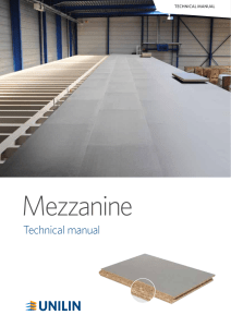 Mezzanine - UNILIN division panels