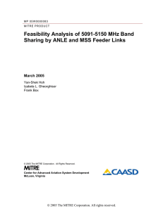 Feasibility Analysis of 5091-5150 MHz Band Sharing by ANLE and