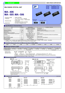 MA-406 MA-505 / MA-506