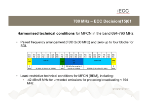 700 MHz – ECC Decision(15)01