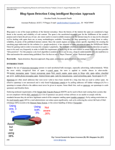 84. blog spam detection using intelligent bayesian approach