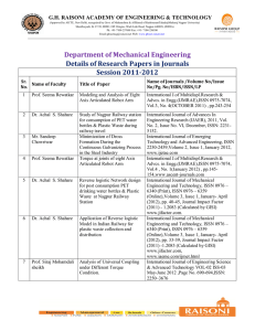 Journal Publication - GH Raisoni Academy of Engineering and