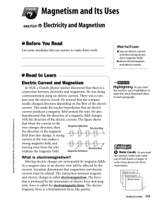 Magnetism and Its Uses