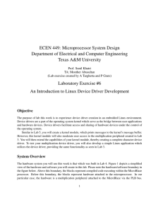 ECEN 449: Microprocessor System Design