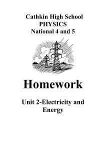 Whole Topic Homework Booklet