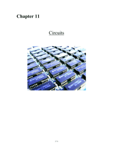Chapter 11 Circuits