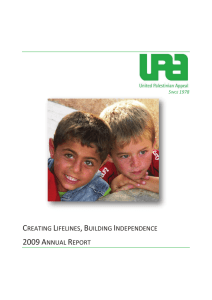 2009 Annual Report - United Palestinian Appeal