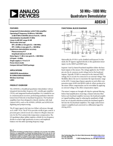 galfa mixer spec sheet ()