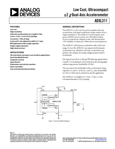 Analog Devices ADXL311 Accelerometer