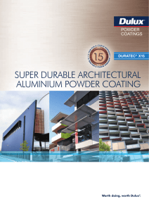 aluminium powder coating super durable architectural