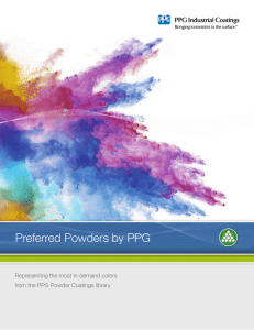 Preferred Powders by PPG