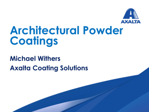 Architectural Powder Coatings