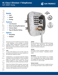 UL Class I Division 1 Telephones - GAI