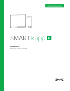 SMART kapp board user`s guide