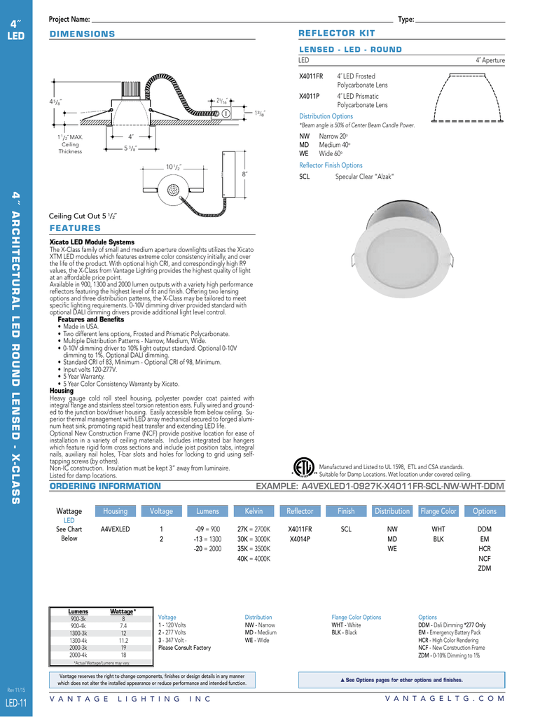 LED-11 - Vantage Lighting