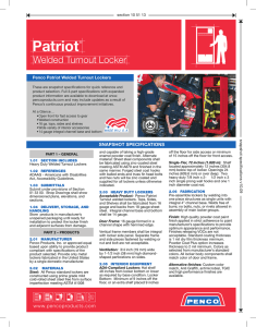 Patriot Turnout All-Welded