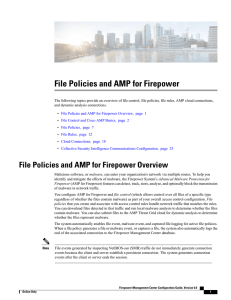 File Policies and AMP for Firepower