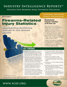 Firearms-Related Injury Statistics