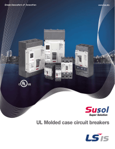 UL Molded case circuit breakers