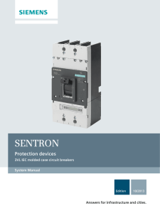 3VL Kompaktleistunggschalter IEC / 3VL IEC molded case circuit