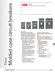 M olded case circuit breakers - Electrical Power and Controls Inc.