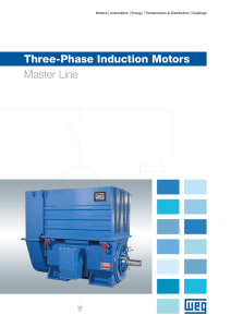 Three-Phase Induction Motors Master Line