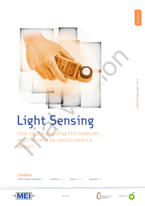 Light Sensing