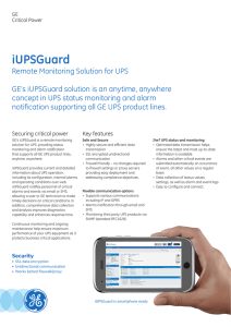 iUPSGuard - GE Industrial Solutions