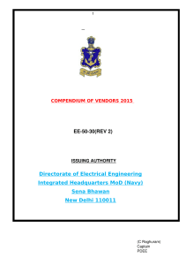 EE5030(REV 2) Directorate of Electrical Engineering
