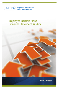 Employee Benefit Plans — Financial Statement Audits