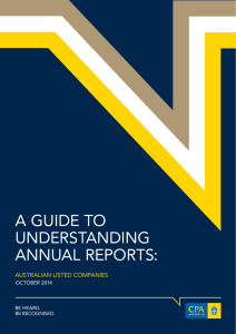 A guide to understanding annual reports