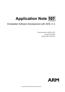 Application Note 107 - ARM Information Center