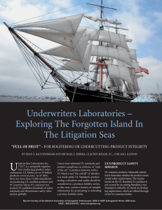 Underwriters Laboratories – Exploring The Forgotten Island In The