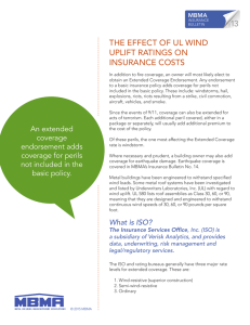 THE EFFECT OF UL WIND UPLIFT RATINGS ON INSURANCE
